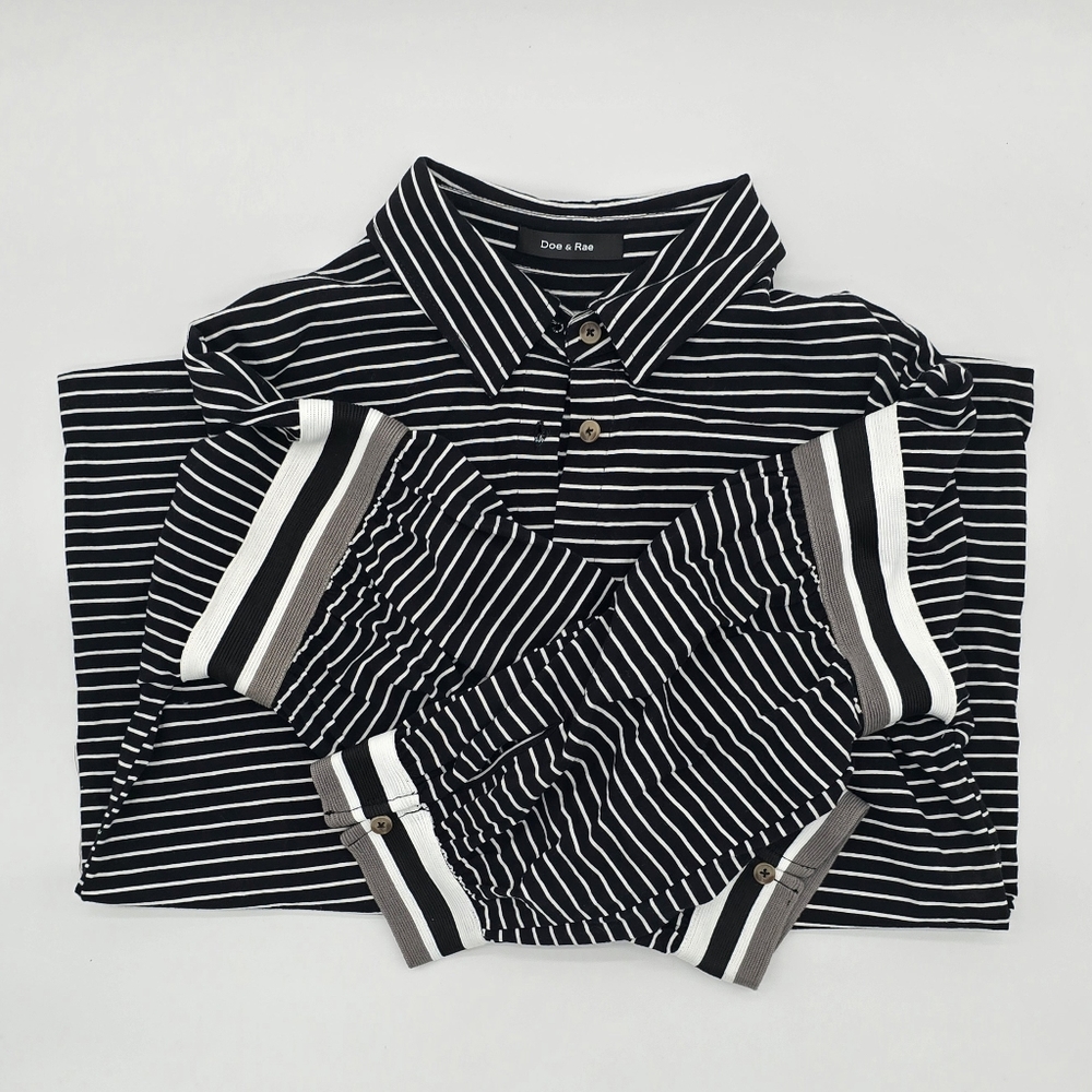 Striped button up shirt